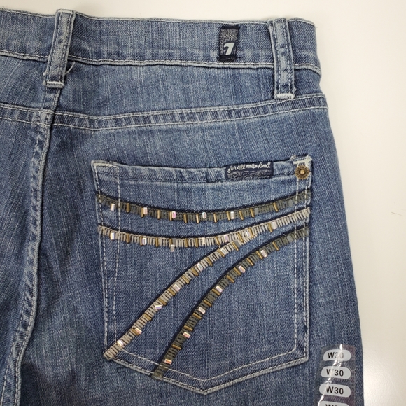 NWT Dojo beaded rhinestone pocket jeanssize 30 - Picture 9 of 15